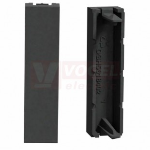 NU986454 Unica záslepka 2x 1/2 modul, Antracit