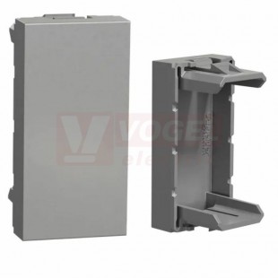 NU986530 Unica záslepka 1 modul, Aluminium
