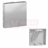 NU986630 Unica záslepka 2 modul, Aluminium