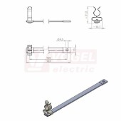 MB 150/6/M4+M4/MSKL 8-18 uzemňovací pásek, rozměr 163x19,7x31,2mm (39710.02)