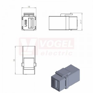 Keystone modul USB 3.0 (99204)