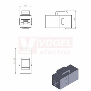 Keystone modul CAT 6 (99206)