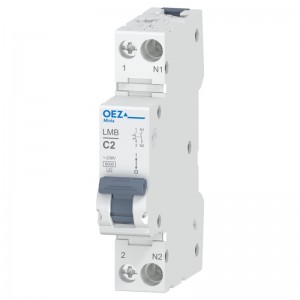 Jistič 1P+N   2,0A C LMB-2C-1N  Ue AC 230 V/DC 72V, 6kA (46554)