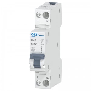 Jistič 1P+N  32A C LMB-32C-1N  Ue AC 230 V/DC 72V, 6kA (46563)