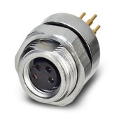 SACC-DSI-M 8FS-4CON-L180 ,Vestavný konektor senzoru/aktoru, zásuvka, 4pólová, M8, montáž zezadu stěny/vešroubováním závitem M12, s přímým pájeným spojem (1694376)