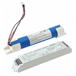 Nouzový modul s baterií LED EMERGENCY INVERTER IV, 5W, bílá, IP20, 220-240AC, 14-87mA/50-200VDC, baterie LiFePO4/3000mAh, 6,4V (GXNO038)
