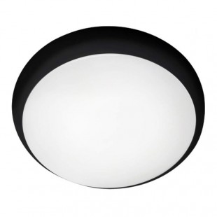 Svítidlo LED dekorativní (STROPY B 22W CCT ADJ) průměr 320mm, výška 78mm, černý rámeček, 12/15/18/22W, 3000/4000/6000K, IP65, IK10, max.2300/3550lm, vyzař 120°, živ.50 000h, rozšiřitelné o HF senzor a Emergency modul (GXPR051)