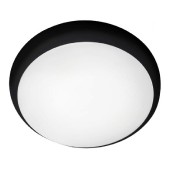 Svítidlo LED dekorativní (STROPY B 22W CCT ADJ) průměr 320mm, výška 78mm, černý rámeček, 12/15/18/22W, 3000/4000/6000K, IP65, IK10, max.2300/3550lm, vyzař 120°, živ.50 000h, rozšiřitelné o HF senzor a Emergency modul (GXPR051)