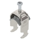 SONAP 22-28 příchytka třmenová kabelová BS-H1-K-28 A2 Třmenová příchytka, 1-nás, 22-28mm, Nerez ocel, materiál 1.4307, A2, 1.4301 bez povrch. Úpravy, dodatečně ošetřeno (1186322)