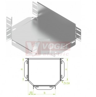T-kus žlabu TKBJ200H100, tl.1,0mm (116520)