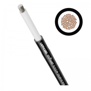 SOLARKABEL ÖLFLEX SOLAR H1 BUR 1X10 BK Solární kabel, 1x10mm2, černý plášť, U0/U: 1 /1 kV, zesítěný polyetylen, pevné uložení, bez halogenů (LAPP 38115808)