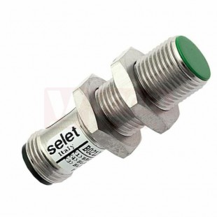 B03E3035POC5 Indukční snímač M30, 10-30VDC, mosaz, Sn=35mm, PNP/NO, nestíněný, 3-vodiče, konektor M12/3pin, IP67