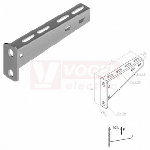 Konzole WMC 700, L=715mm, H=130mm (711170) >>nahradit na BAKS 712070