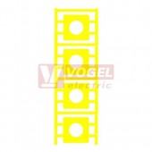 SM 45/45-24 MC NE GE MultiCard, značení pod ovládací hlavice průměr 24mm SwitchMark, bez potisku, štítek žlutý, v45mm x š45mm, PA66 (1248660000)