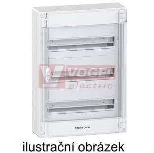 Rozvodnice  72M IP40 4ř PRAGMA (PRA13754) povrchová/bez dveří, plastová, švh 426x750x125mm - UKONČENO 2024 - nástupce PrismaSet XS