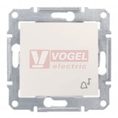 SDN0800323 Ovládač tlačítkový IP44 "zvonek", ř. 1/0, cream