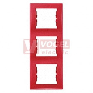 SDN5801341 Rámeček trojnásobný vertikální, red