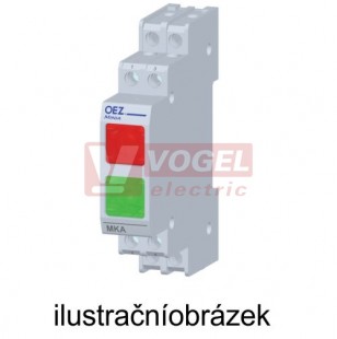 MKA-2 Modul dvojnásobného světelného návěstí Ue AC/DC 24 V, AC 230 V, pro doplnění dvěma signálkami (35559)