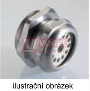 PM 20x1,5 vývodka 22052ym3x5,3, víceděrová 3x5,3mm, IP68, -40 °C až +135°C, barva přírodní, materiál PVDF