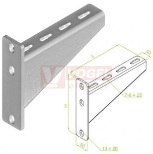 Konzole WWV 700, L 615mm H 275mm (711970)