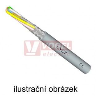 LiYCY   6x0,75 kabel stíněný flexibilní datový, barevné žíly dle DIN 47100 [0216030]