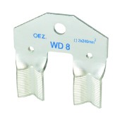 WD8-1 Přechodová svorka ze šroubu 1×M8 na V-praporec 2×240 mm2 (SPF00, SPB00), pro 5845, 5837-2×240 (8749)