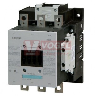 3RT1064-6AP36 Stykač 110 kW / 400 V / 50 Hz / AC-3, Ie 225 A / AC-3, Uc AC/DC 220 ÷ 240 V, 2x NO, 2x NC, velikost 300, 3pól (39126)