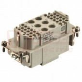 09380423101 Han-Com konektor, Z, 6 pin 40A/690V + 36 signál. kontaktů 10A/160V, vel. 16B, Han K/36, Crimp., č.11-46, 0,14-6mm2