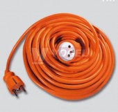 Prodlužovák  1 zás. 30m Ecolite (FX1-30) oranžový 250VAC/16A, kabel PVC 3x1,5mm2