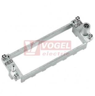 09140240301 Modulový rámeček pro 6 modulů, velikost 24B, značení A-F (Han Modular)