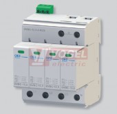 SVBC-12,5-4-MZ Kombinovaný svodič bleskových proudů a přepětí typ 1+2, Iimp 12,5 kA, Uc AC 335 V, výměnné moduly, varistor (40623)