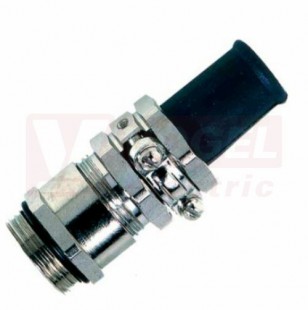 GM  20x1,5 vývodka SKINDICHT SRE-M 13,5/9/6 mosazná, EMC, s dokonalým těsněním, odlehčení tahu, vysoké krytí, šetrné sevření, sevření 7,5-9mm, délka závitu 6mm  (52105600)