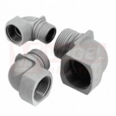 PM 32x1,5 vývodka úhlová SKINDICHT KW-M stříbřitě šedá RAL7001, délka závitu 17mm, PA, IP55 (52106240)
