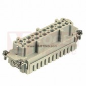 09330242716 Han ES konektor 24pin, Z, 16A/500V, vel.24B, č.1-24, cage-clamp, 0,14-2,5mm2