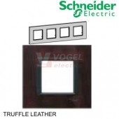 MGU680087P2 Krycí rámeček 4-nás., Truffle leather (UNICA Class)