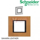 MGU680027P1 Krycí rámeček 1-nás., Sahara leather (UNICA Class)