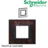 MGU680027P2 Krycí rámeček 1-nás., Truffle leather (UNICA Class)