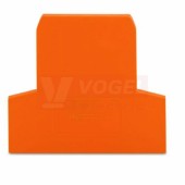281-309 Koncová bočnice 2,5mm, oranžová WAGO