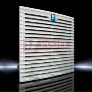 SK3237.600 EMC ventilátor s filtrem 15m3/h, 230V,50/60Hz 50/60 Hz, otvor 92x92mm, IP54, RAL7035