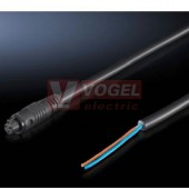 SZ4315.800 Napájecí kabel pro LED svítidlo, konektor 2-pin, délka 3000 mm, černý