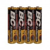 Baterie  1,50 V LR03 mikro alkalická, BC Extra Power, shrink 4ks (vel.AAA)