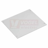 TG MPS-1608 montážní deska z pozinkovaného ocelového plechu, tloušťka 2 mm pro TG1608, rozměr š73xd131xv2mm