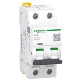 Jistič 2P   1,0A D iC60N (A9F75201) 6kA Acti9, jednoduchá zdířková svorka, verze pro export