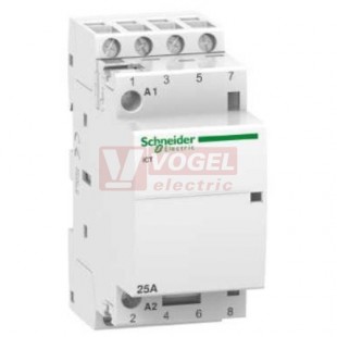 Stykač inst. 25A 4/0 220/240VAC A9C20834 iCT Acti9