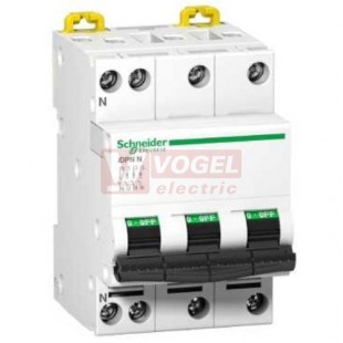 Jistič 3P+N  13A C iDPN N (A9N21729)  6kA Acti9 Clario