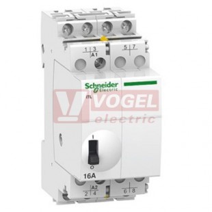 A9C30114 Impulzní relé iTL  16A 4ZAP   24V AC 50-60Hz  12V DC  (Acti9)