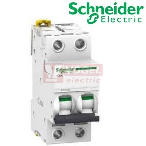 Jistič 2P 32A Z iC60L (A9F92232) 15kA Acti9, Z = rychlá char. 3x In ±20% pro jištění polovodičů
