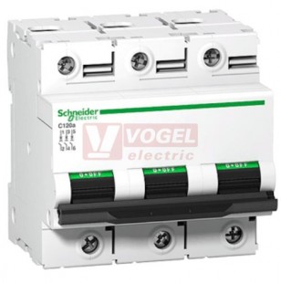 Jistič 3P 100A C C120N (A9N18367) 10kA Acti9