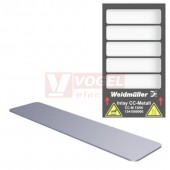CC-M 15/60 ST MetalliCard, značení přístrojů, štítek nerezová ocel 1.4301 stříbrný bez otvorů, v15mm x š60mm (1327720000)