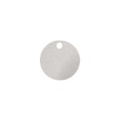 CC-M DIA 30 AL MetalliCard značení přístrojů, štítek hliníkový stříbrný s otvorem pr.4,2mm, průměr 30mm (1327750000)